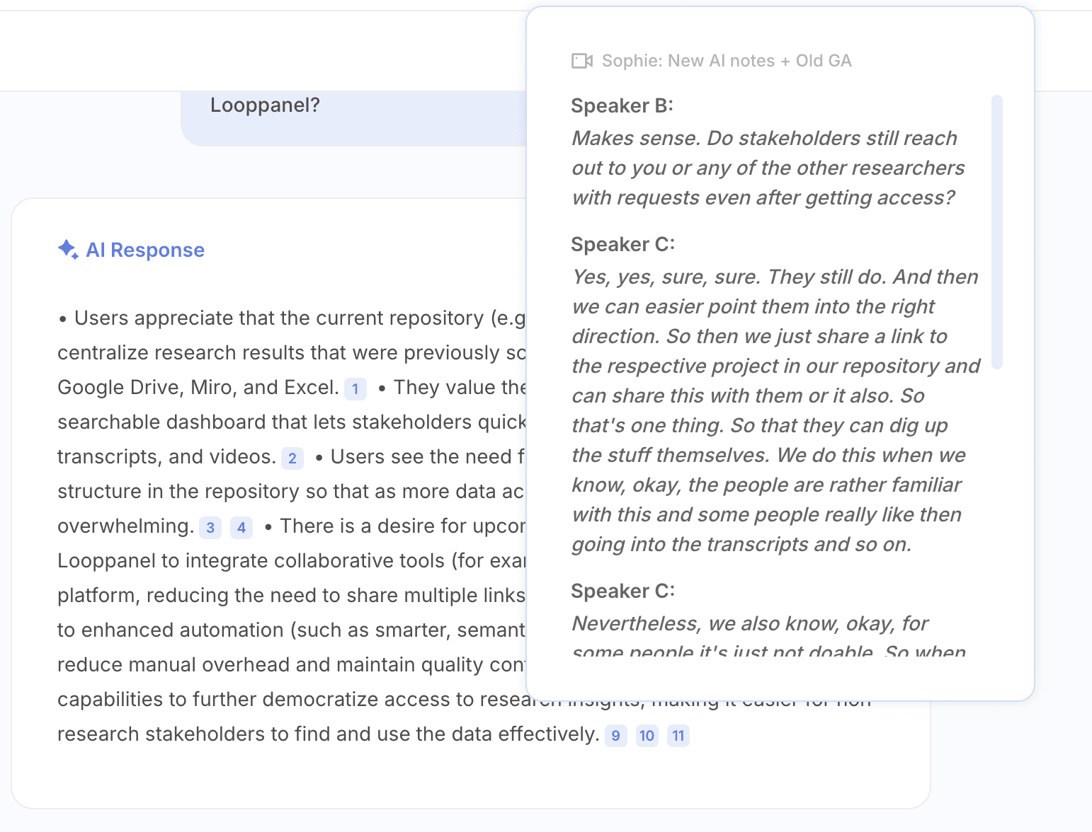 AI Chat with citations