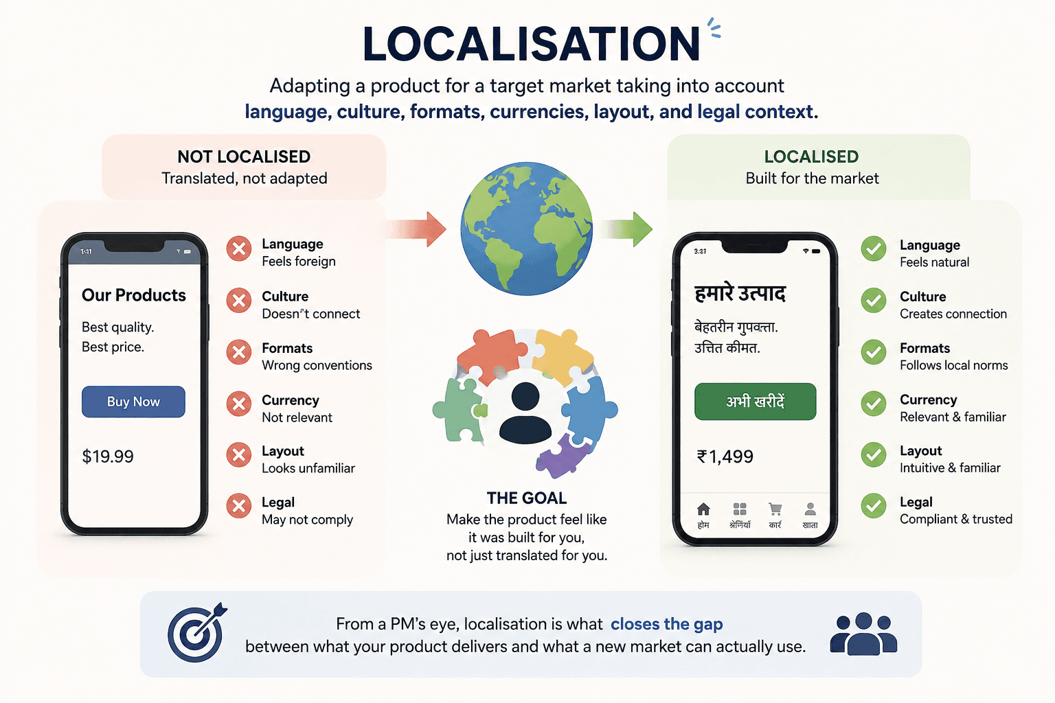 Localisation definition