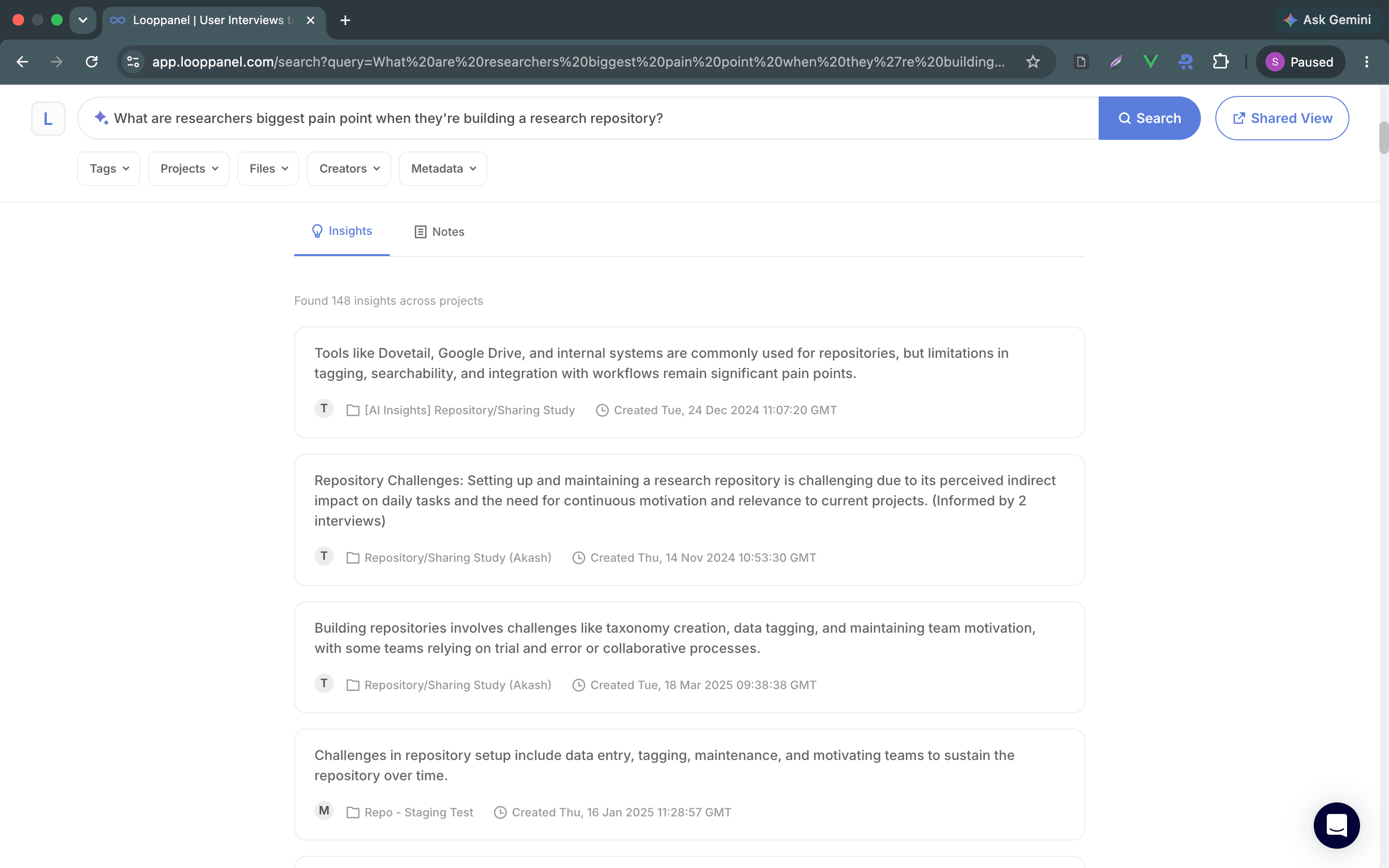 Search demo